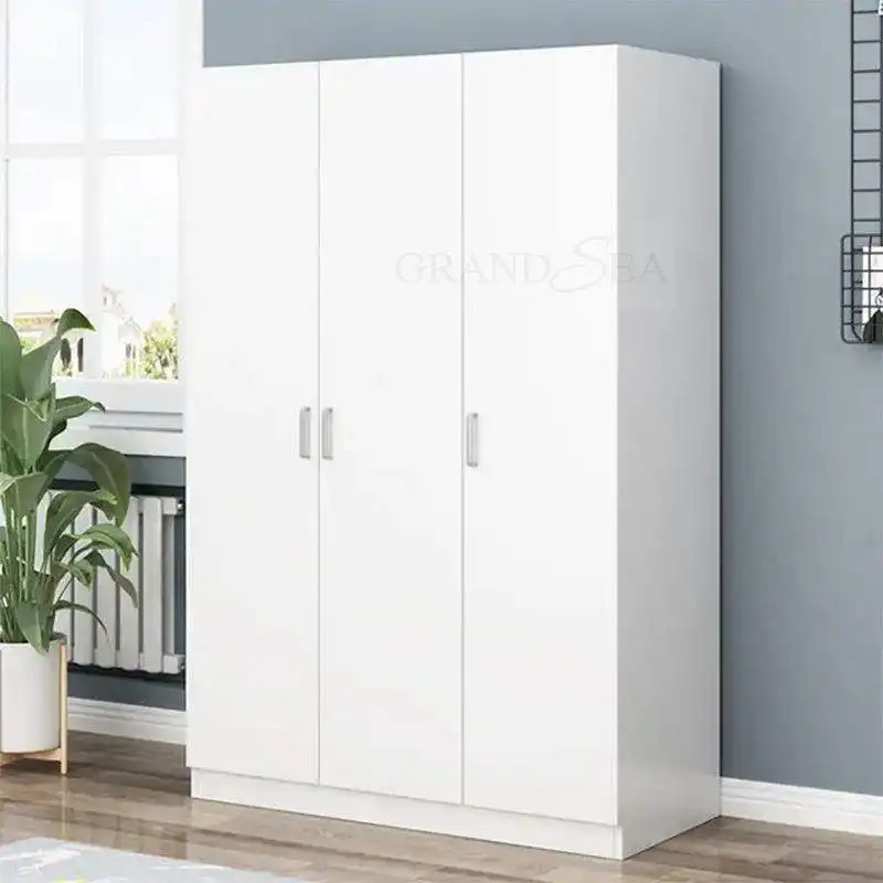 Forever Wardrobe Simple Modern Melamine Particle Board Panel Wardrobe Storage Cabinet Closet Bedroom Wardrobes