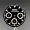 Black Dial Silver Indices