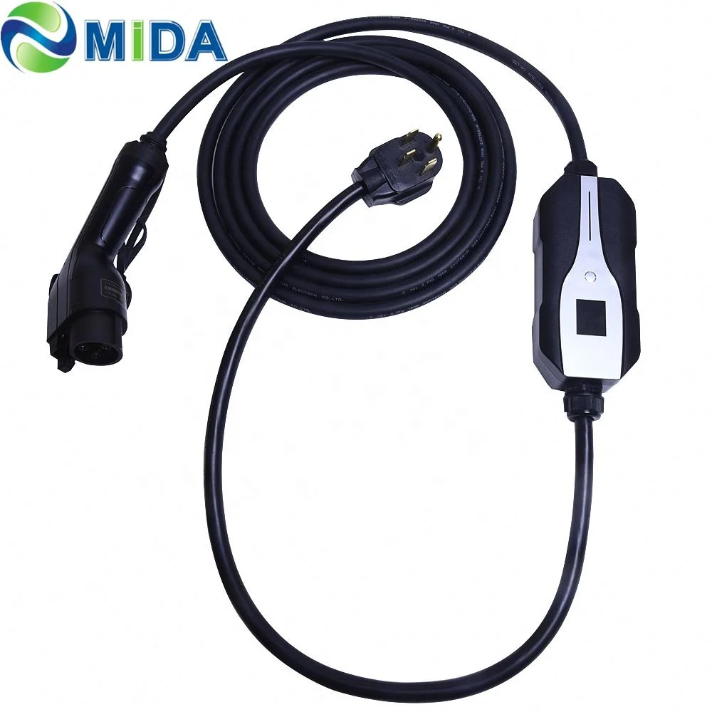 16a/32a Mida Evse Portable Charger /type 2 Ev Charger Evse Wallbox ...