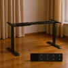Black single table frame (excluding tabletop)