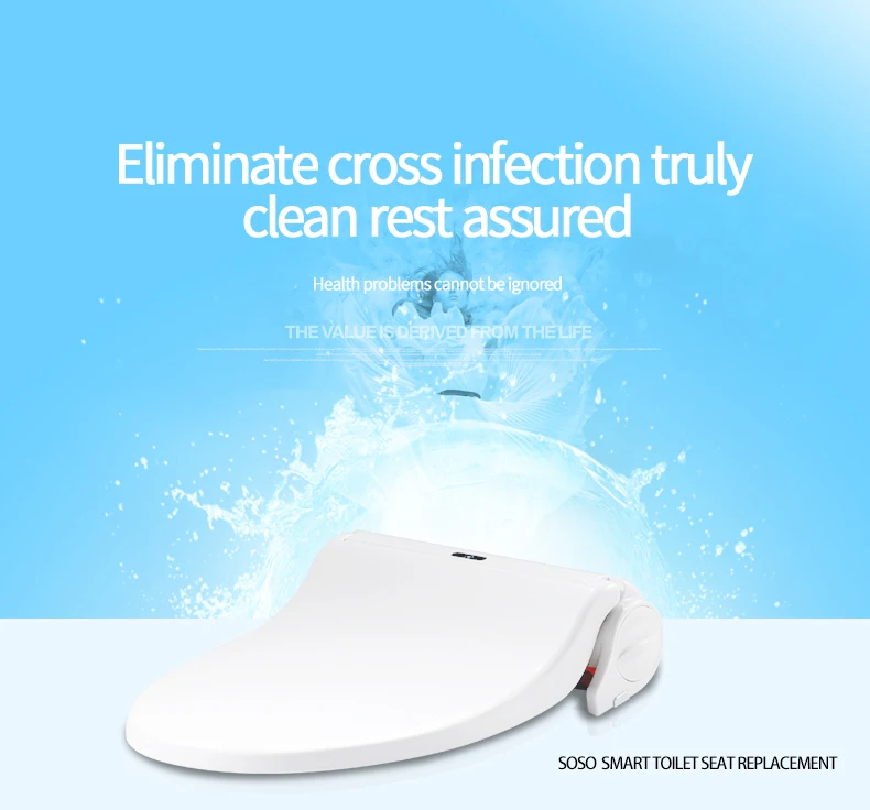 Hot Sell Toilet Bidet Seat Smart Automatic Lift Hygienic Automatic