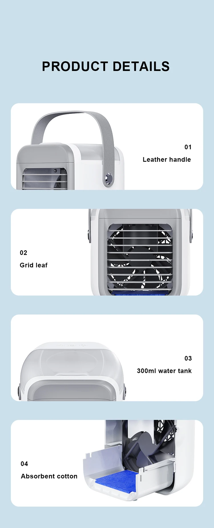 Usb Mini Air Conditioner, IMYCOO, Portable - detail 20