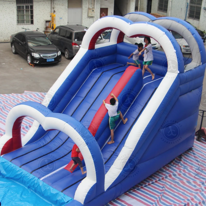 20' Inflatable Curve Water Slide Outdoor Giant Water Park Inflatable ...