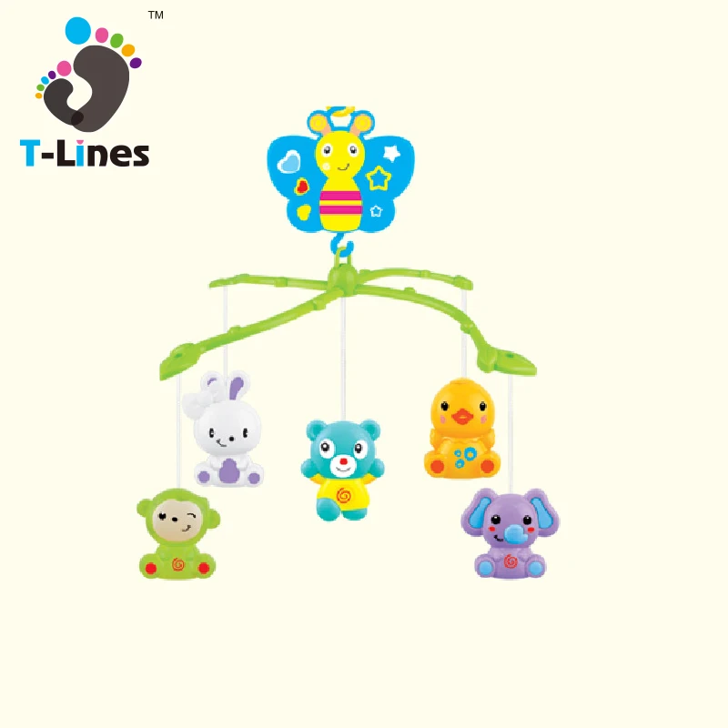 ЭК. Чистая кроватка с жирафом погремушка для новорожденных мобильные игрушки с музыкой