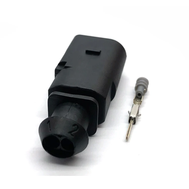 Anmaipu 2 Hole Temperature Sensor Plug Automotive Connector Housing for VW Audi 1J0973802  1J0973702 8K0973702