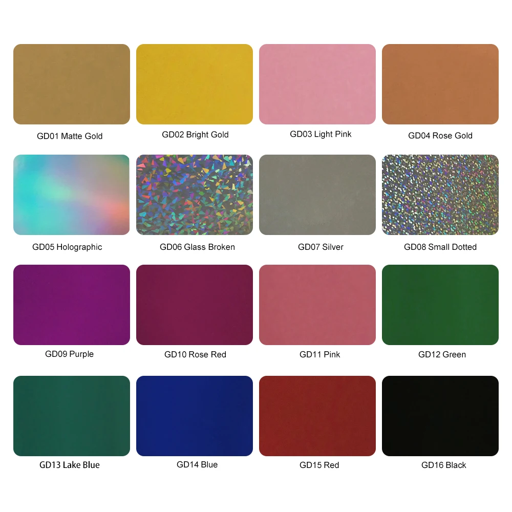 Luxury Specialty Custom Metallic Foil Paper Holographic Cardstock