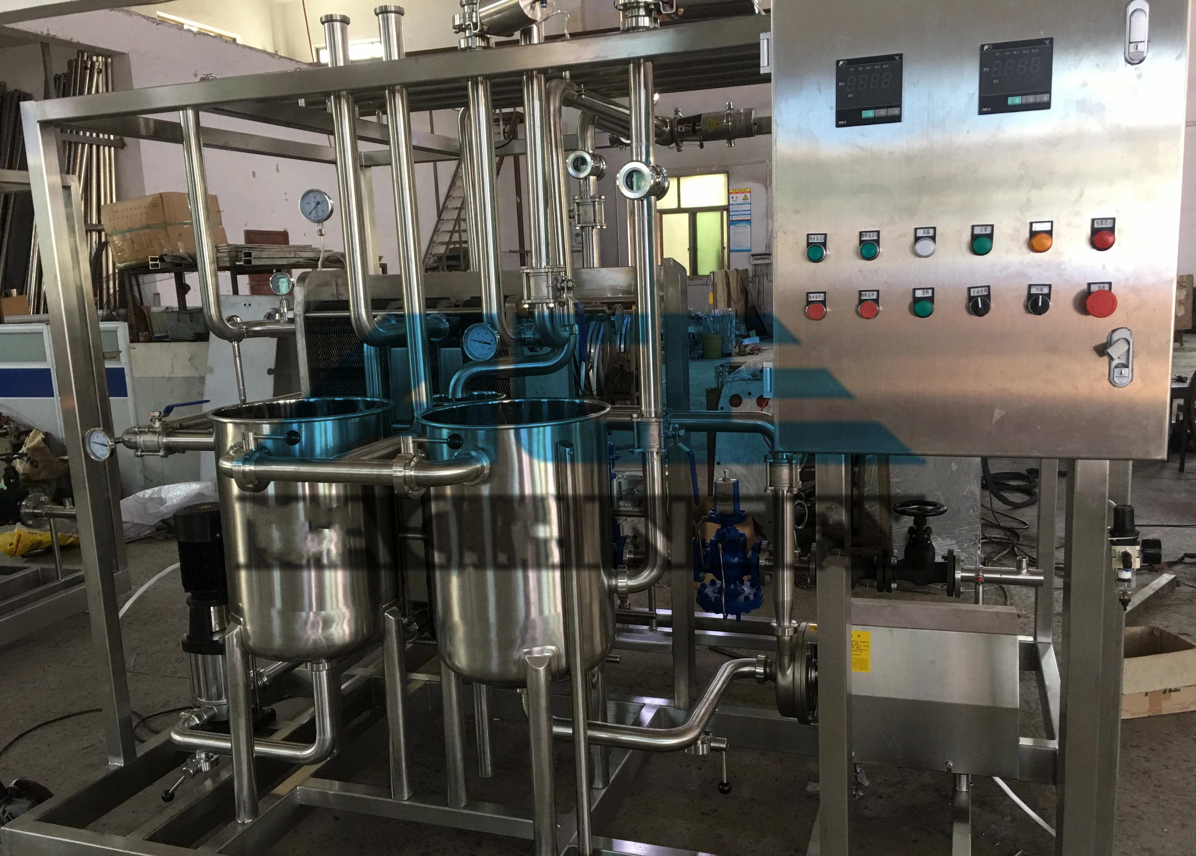 Small Beer Juice Plate Pasteurizer Batch Pasteurization Machine for Milk Juice