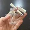 02 Tubo Corto Plateado 10ml