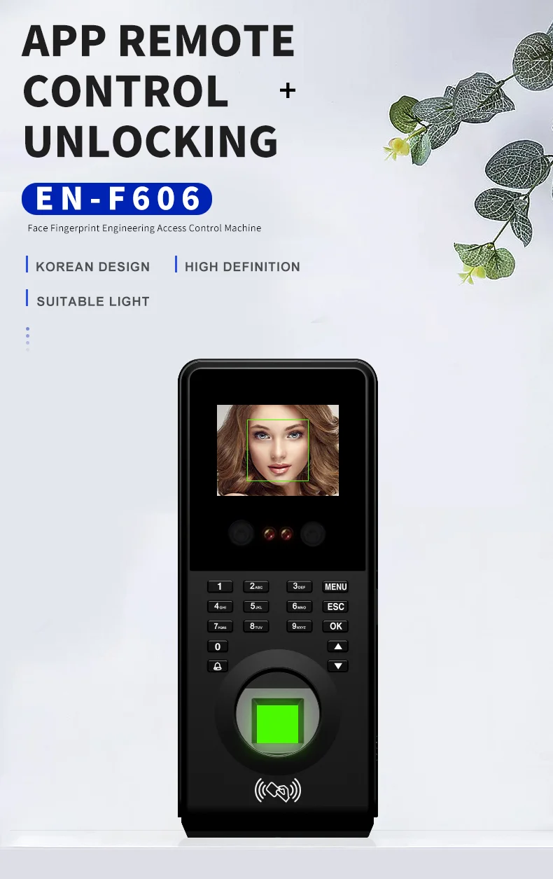 Ebkn Biometric Fingerprint Attendance Face Recognition Terminal - Buy ...