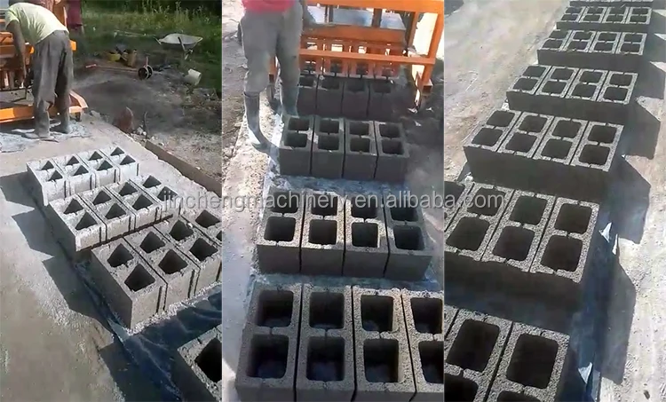 Jc4-45 Diesel Small Manual Mobile Egg Layer Hollow Concrete Cement ...