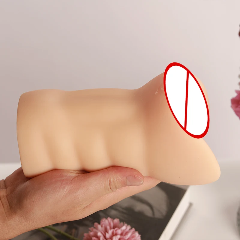 Tpe Male Masturbation 2 in 1 Artificial Pussy Vagina Anal Realistic Pocket Pussy Masturbation Quasi Male Sex Toys