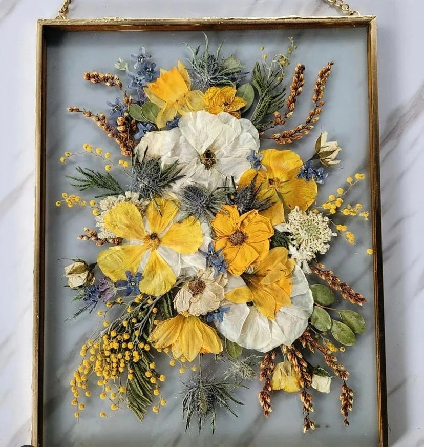 Kit De 40 Fleurs Séchées Pressées Naturelles - DIY Déco, Résine, Cartes - Couleurs Variées