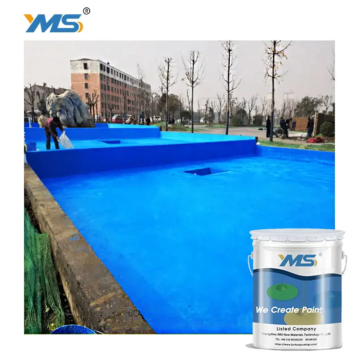 Free Sample Polyurethane Waterproof Liquid Coating Water Resistance PU Swimming Pool Paint for Plastic Usage