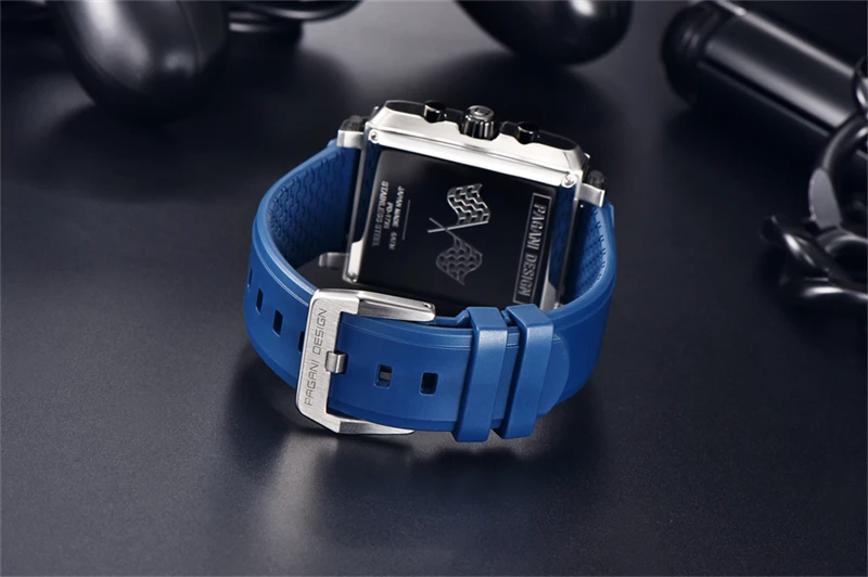 PAGANI DESIGN – nouvelles montres pour hommes, montre-bracelet carré Sport de plongée, étanche à 100M, montres à Quartz multifonctions