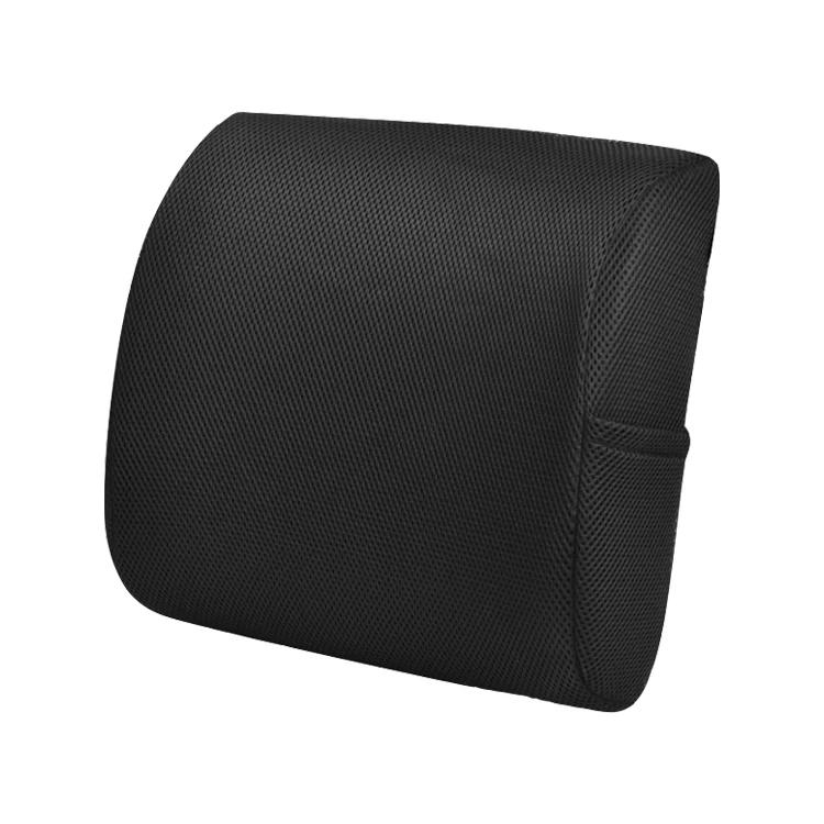 LOVEHOME Lumbar Support Pillow for Chair and Car, Back Support Black - OPEN  BOX