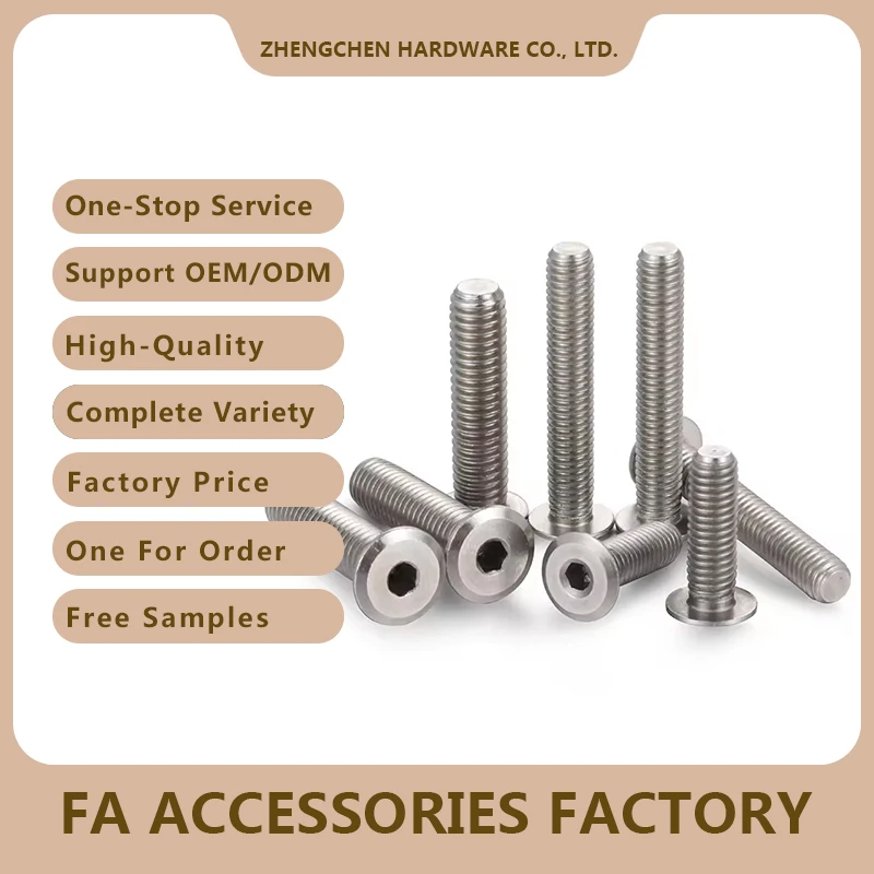 Excellent Quality Stainless Steel allen screws Low Head Cap Screw M3/M4 Model M10 Size 90mm Length Hexagon Socket Cap