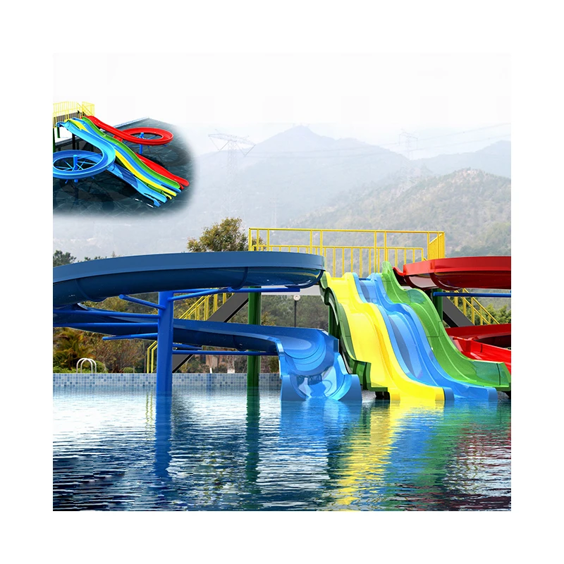 Manufacturer Pool Nip Slip on a Water Spiral Slide Pump for Pool Beach Water Park Spiral Slide