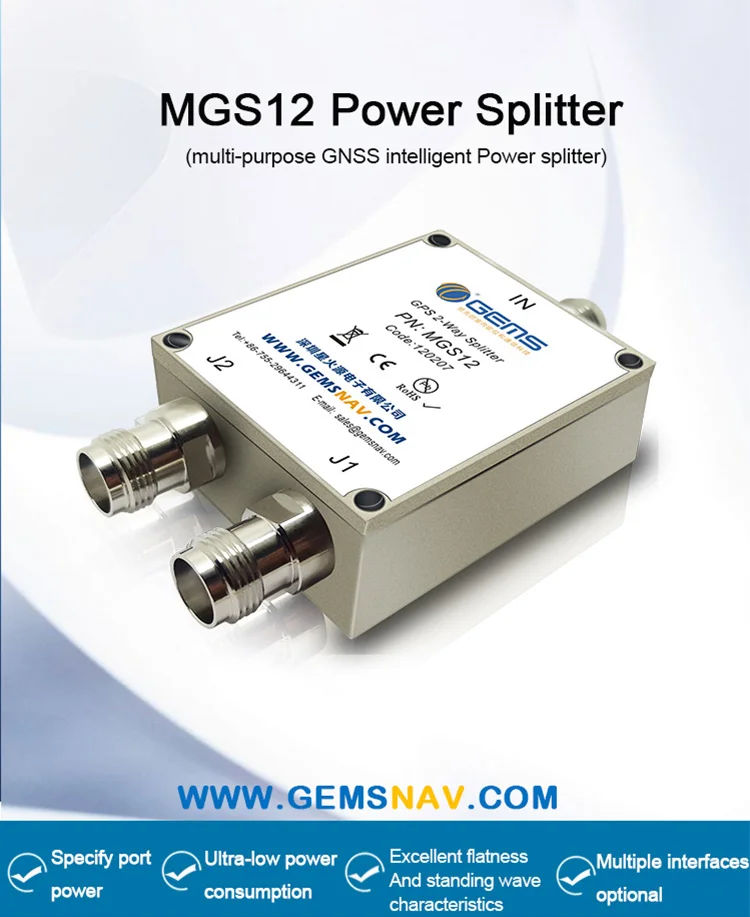 Mgs12 2way Gps And Gnss Antenna Splitter Gps Divider Buy Gps