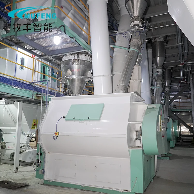 3 Ton 5 Ton Per Hour Double Shaft Paddle Mixer for Dairy Cow Horse Feed Mixer Machine Price