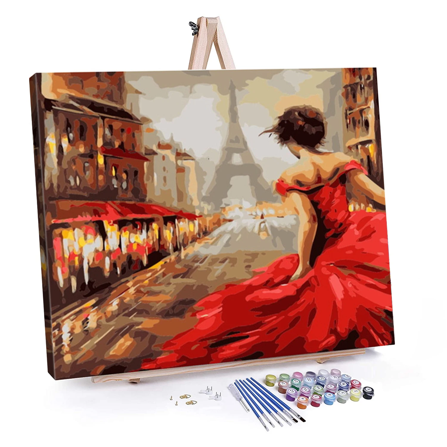 Wholesale DIY 40x50cm painting by number kit for adult wall art diy custom paint by numbers supplier