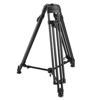 E-IMAGE EG25C PLUS Professional Heavy Duty Carbon Fiber Video Tripod With 100mm Fluid Head 28kg Payload detail image