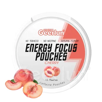 Best Selling OEM Sugar Free Brain Energy Focus Supplement Caffeine Pouches Enhanced Mental Clarity Nootropic Pouches