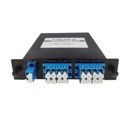 8CH DWDM Module 2In1 Rack With Double Fiber DWDM Mux Passive Filters 8 Channel Demux Cwdm