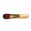 82mm oro ferrule cabello castaño