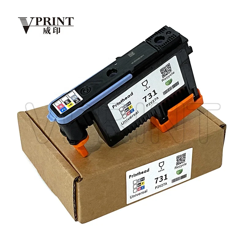 Testina di stampa ricondizionata per HP 731 P2V27A Testina per DesignJet T1700 T1708 T 1700 1708 Componenti per plotter Testina inkjet