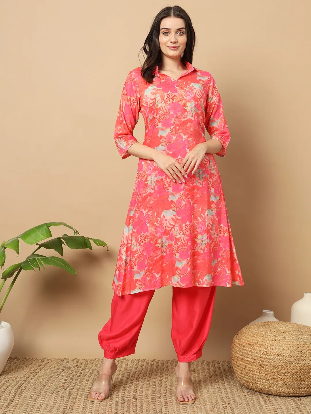 New Trendy Design Printed Muslin Kurta and Patiala Collection for Women Casual Wear at Affordable Price
