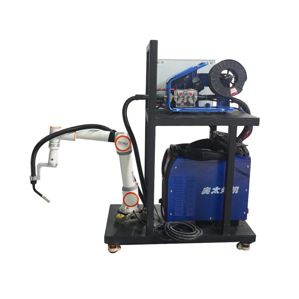 6 Axis Collaborative Robots Robotic Arms Welding Machine Mig Welder with Linear Guide Rail for Welding Cutting
