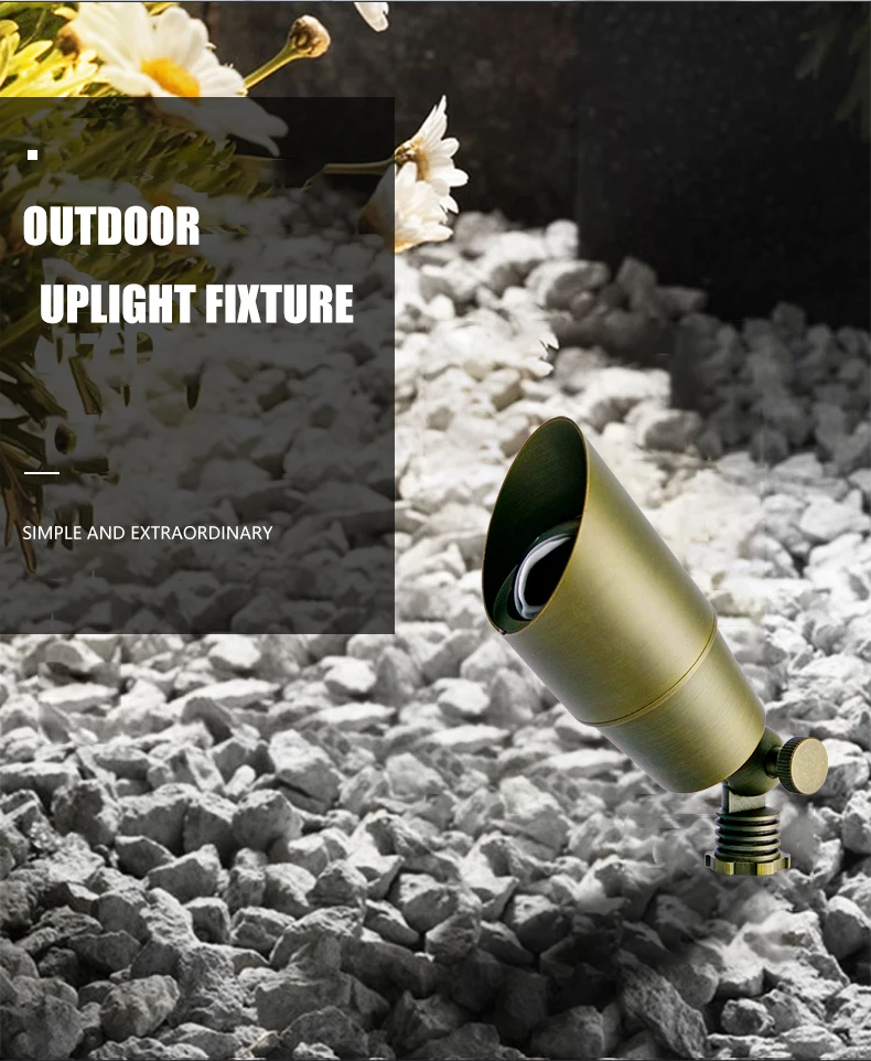 Латунный прожектор, ландшафтный свет