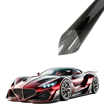 Retail Good Price Black 18% VLT K14 Car Window Tint Film PET Self Healing Solar UV Proof Glass Car Window Tint