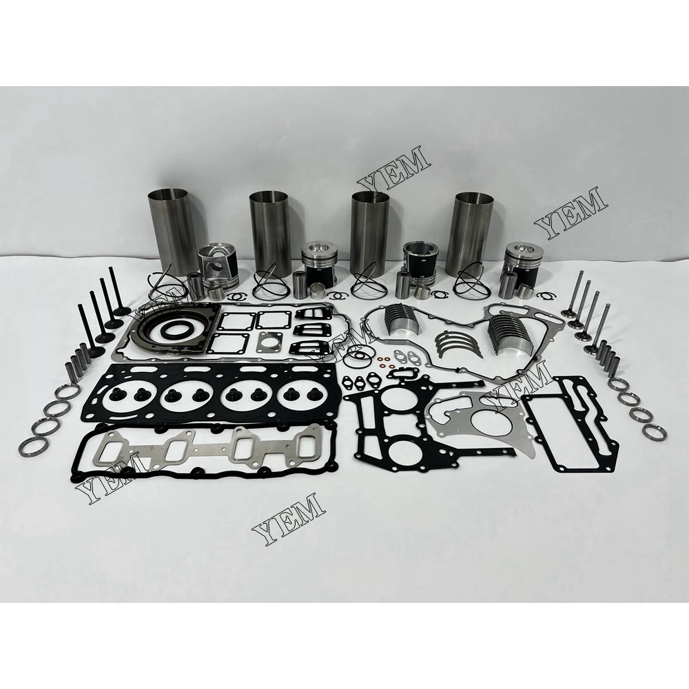 C4.4 Repair Kit With Overhaul Gasket Set Piston Rings Liner Bearing Valves for Caterpillar