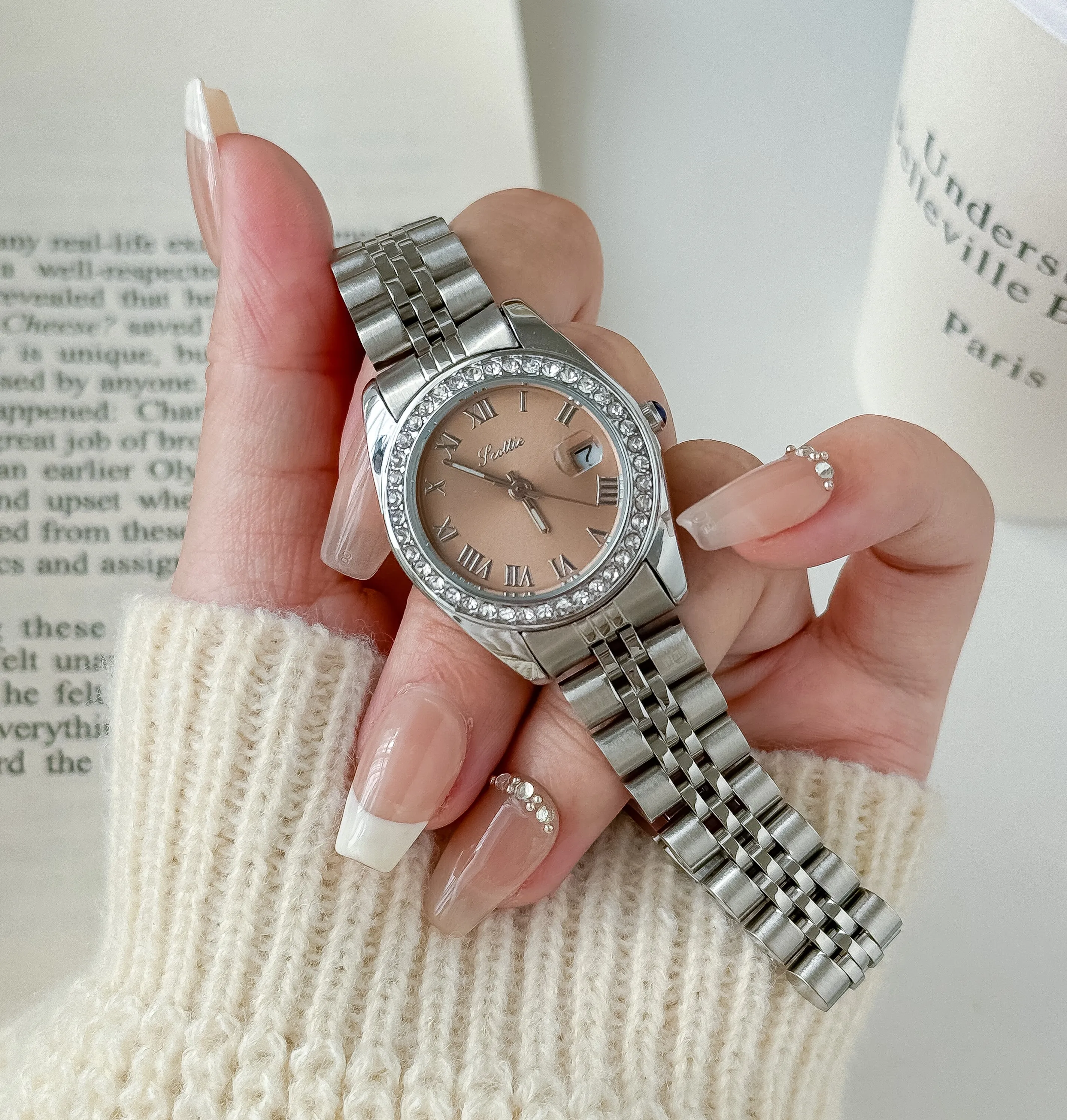 Scottie 9739 Custom Color Dial Waterproof Stainless Steel Strap
