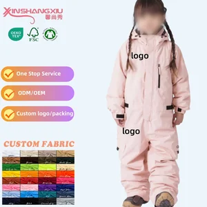 Children Ski Jumpsuit Winter Outwear Snow Suit for Kids Outdoor Skiing,snowboarding,hiking