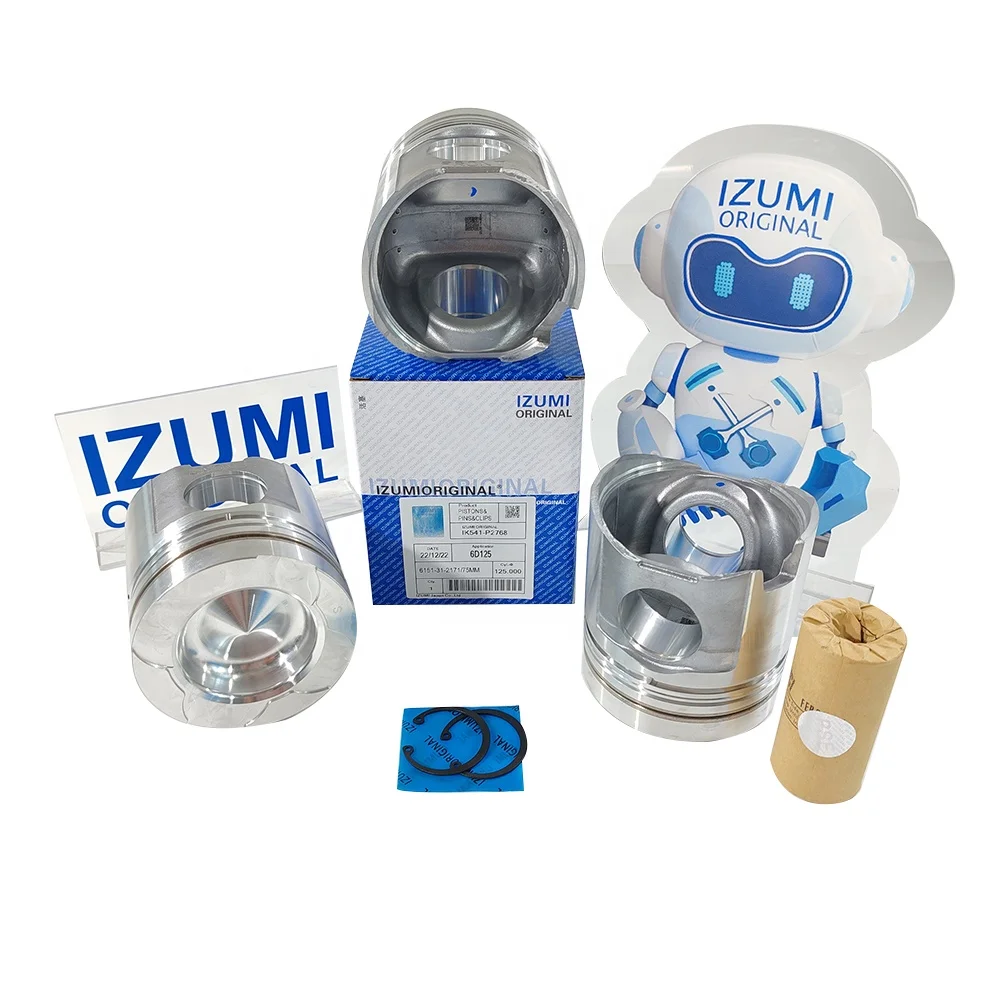 IZUMI ORIGINAL 6D125 S6D125 Diesel Engine Parts Overhaul Rebuild Repair Liner Kit FOR KOMATSU factory