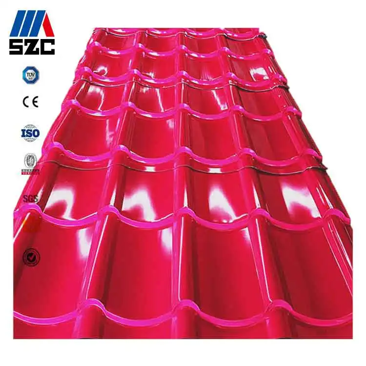ASTM GB JIS Стандартный Высокое качество оптовая продажа GI/PPGI Гофрированной Стали кровельный лист из Китая