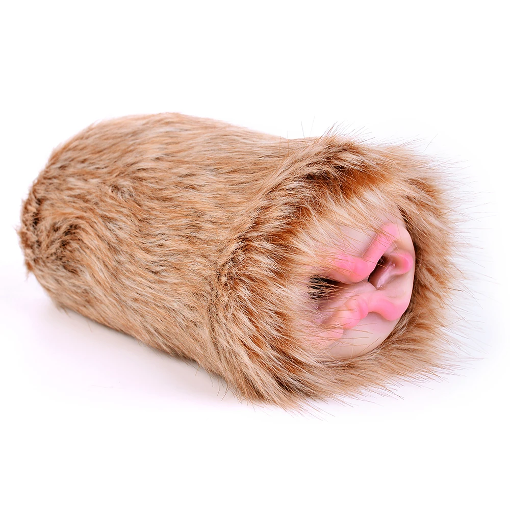 GEEBA Fantasy Spinning Elk Masturbator Plush Monster Pussy Silicone Soft  Tight Male Masturbation Cup Adult Sex Toys Wholesale