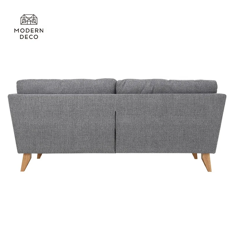 Liath Glás Beige Donn Bainne Dóiteach Glas pink Buí Modúna 3 Suíochán Baile don Seomra Cónaithe Upholstery Scandinave Dánmhar Design Sofa