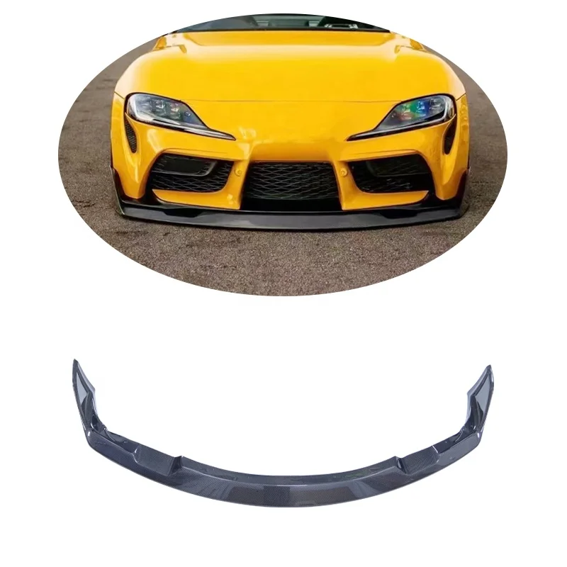 Carbon Fiber Aimgain Style Front Bumper Lip For Toyota Supra A90 A91
