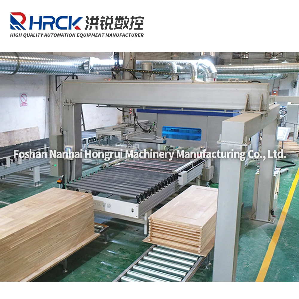 Double row straight roller table of Hongrui stable conveying edge banding machine