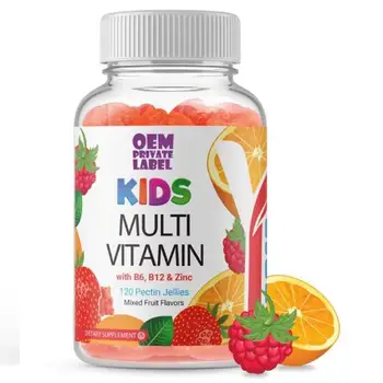 Beneficial Multivitamin Gummies Immune System Vitamin B6 B12 Zinc Gummies for Kids