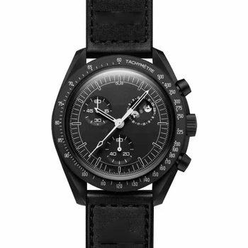 New joint luxury brand Bioceramic moonswatch Waterproof luxury brand planet omegaswatchs mema watch quartz