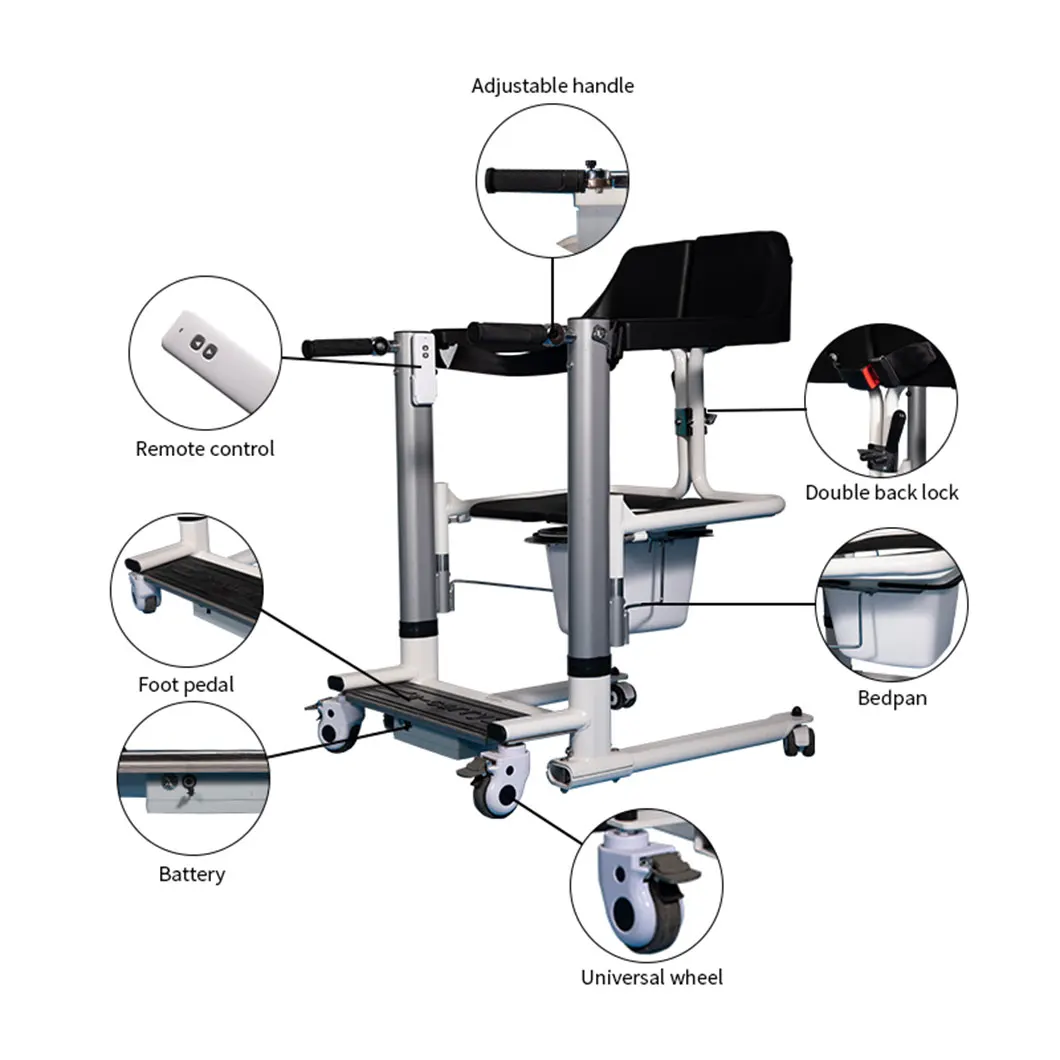 Hfl-qx-yw06 Electric Lift Patient Transfer Adjustable Family Medical ...