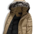 Jacket 100% Polyester Best Quality Cheap Portable Down Jacket Custom Puffer Jacket Faux Fur Puffer Coat For Men In Winter