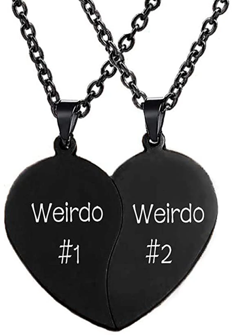 Weirdo 1 weirdo 2 on sale necklace