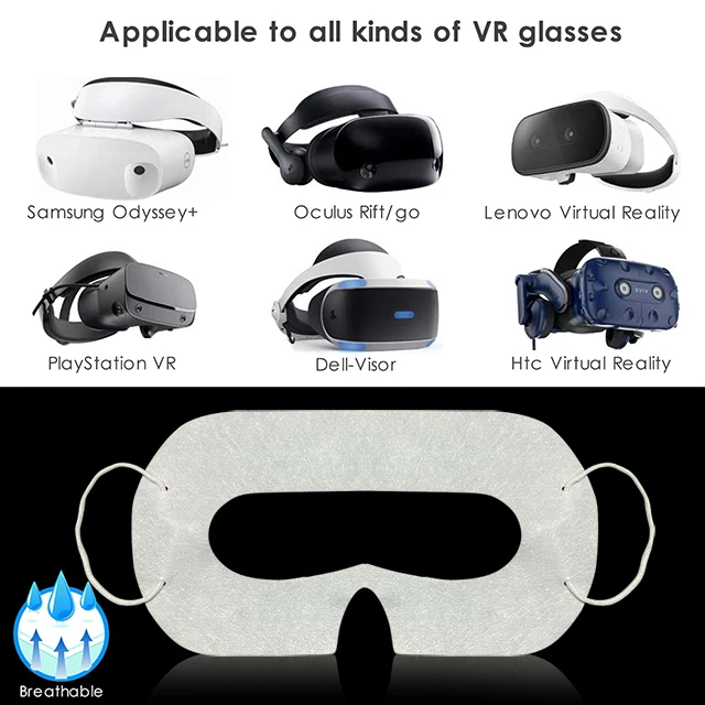 Disposable Vr Mask 100pcs For Vr Glasses Eye Mask Face Mask For Vr