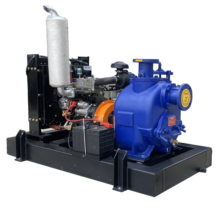 4 Inch Diesel Engine Self-Priming Centrifugal Water Pump for Wastewater Treatment