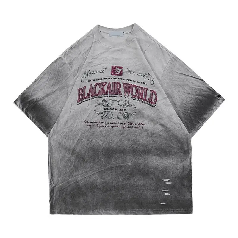 Custom Oversized Vintage Stone Washed T Shirts Mens Print